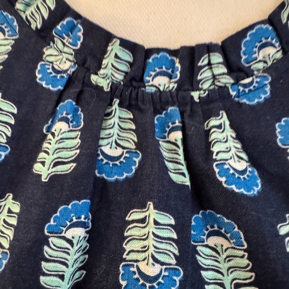 J.Crew linen cotton blend blue summer top size XL. NEW W/TAG - Picture 2 of 8